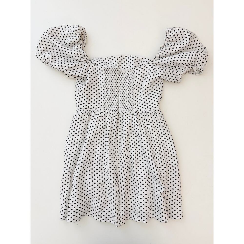 Reformation polka dot linen mini dress - size 6 - Picture 7 of 7